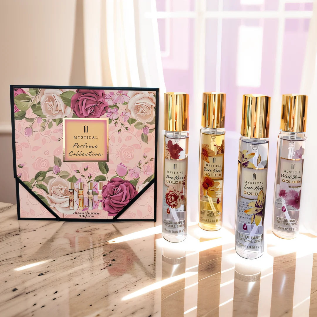 MYSTICAL Women's perfume gift box, floral fragrance fresh, unisex, travel, Mother's Day, Valentine's Day, birthday gift