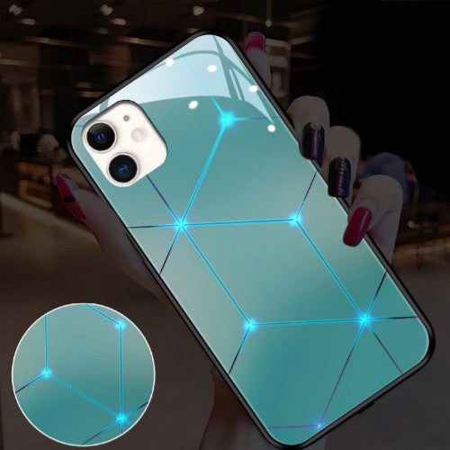 Temepoint Silicone Luminous Glass iPhone Case